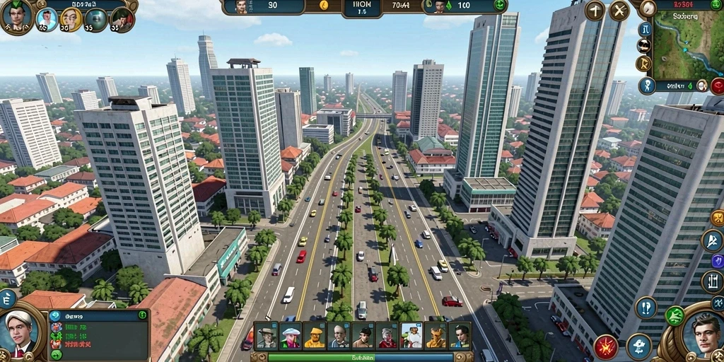Bergabung dengan teman dalam tantangan seru di dalam game.