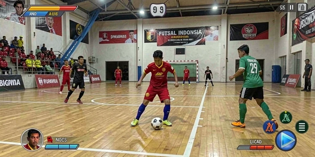 Karakter unik yang siap beraksi dalam berbagai level tantangan.