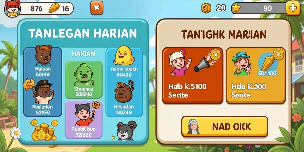 Karakter unik yang siap menghadapi berbagai musuh.
