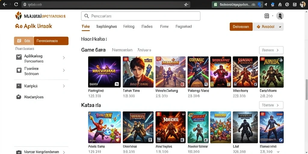 Tangkapan layar dari mode permainan yang menantang.
